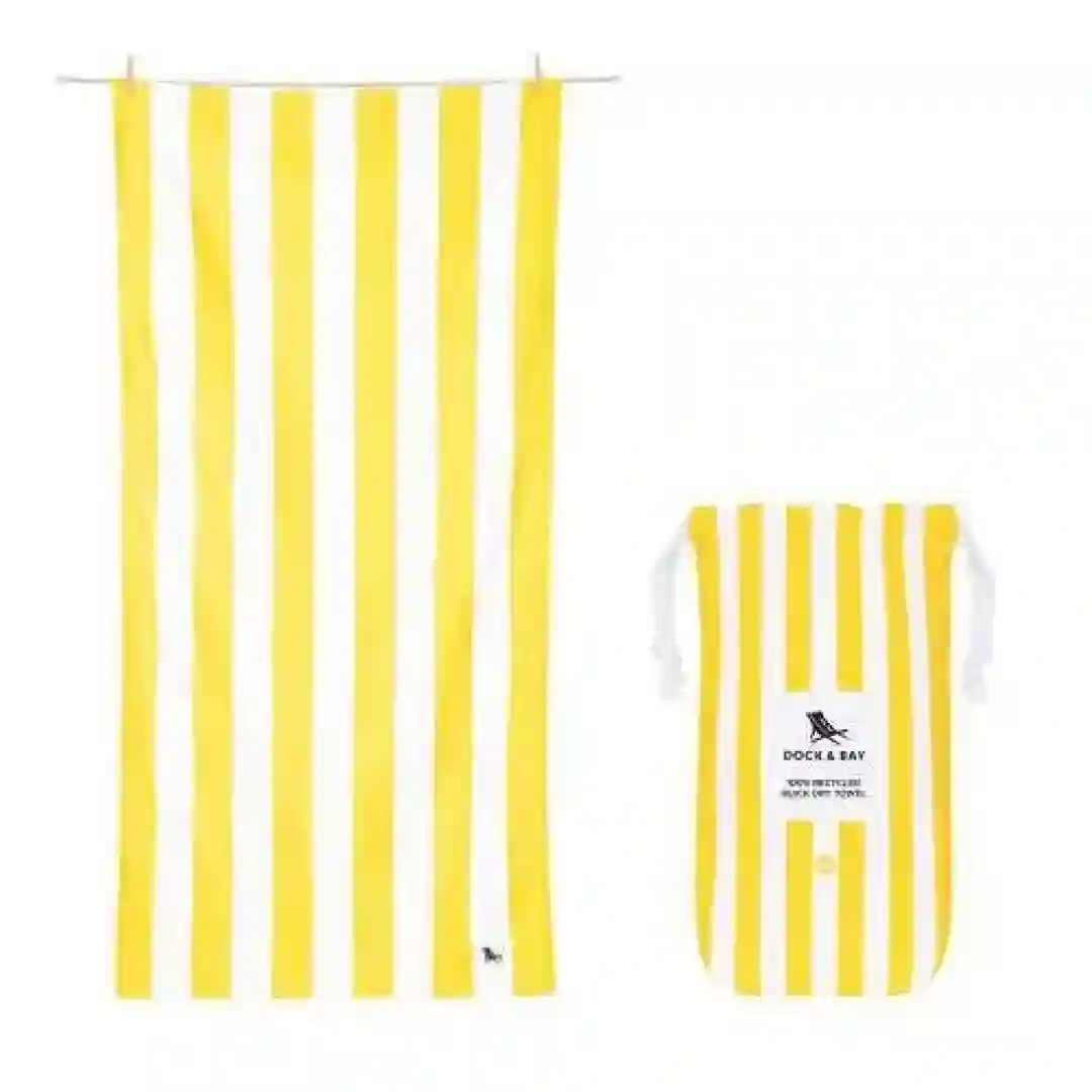 Yellow Boracay Cabana Towel
