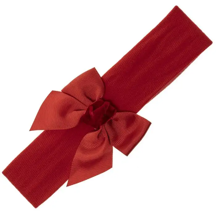 Turbante con lazo Rojo