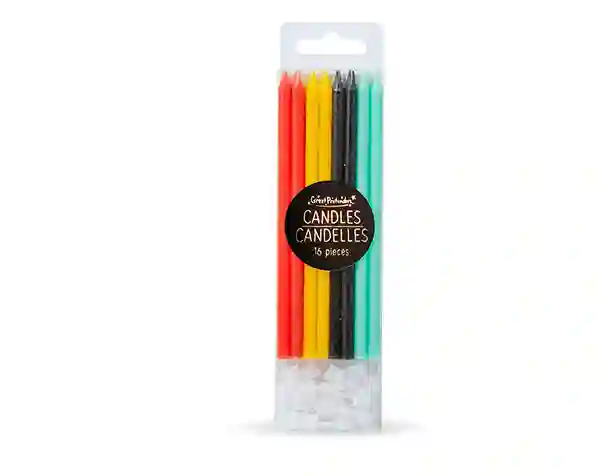 Multicolor Superhero Candles