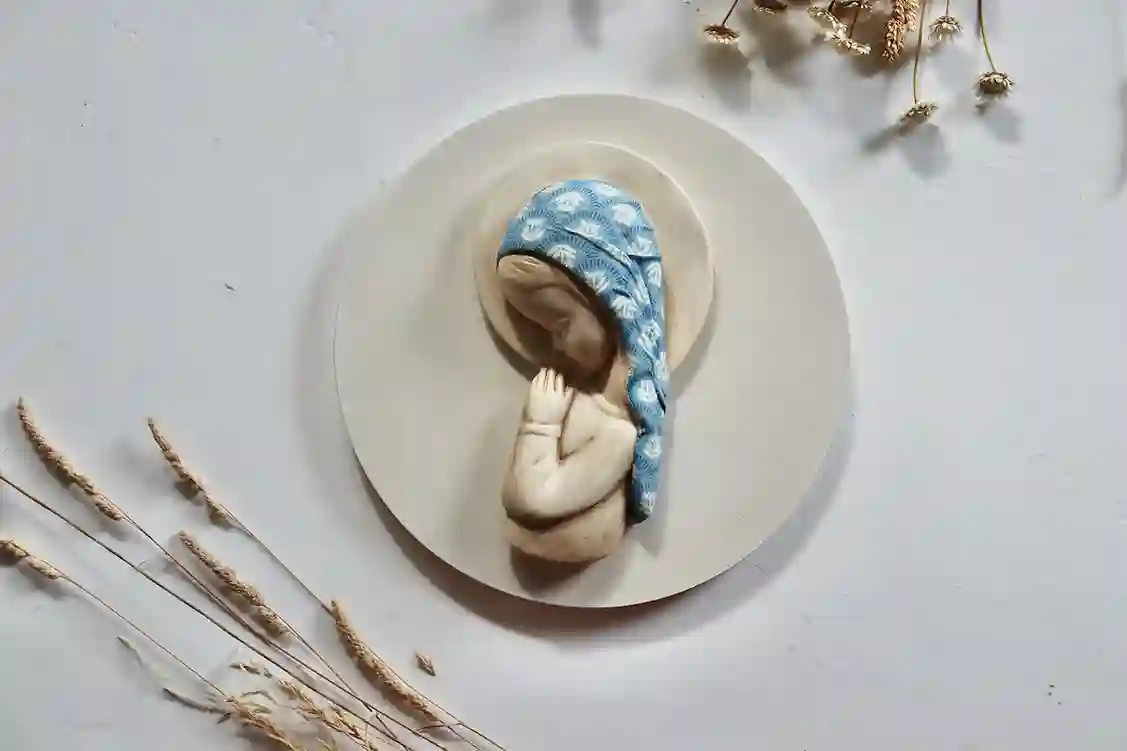 Virgen niña Cobalto