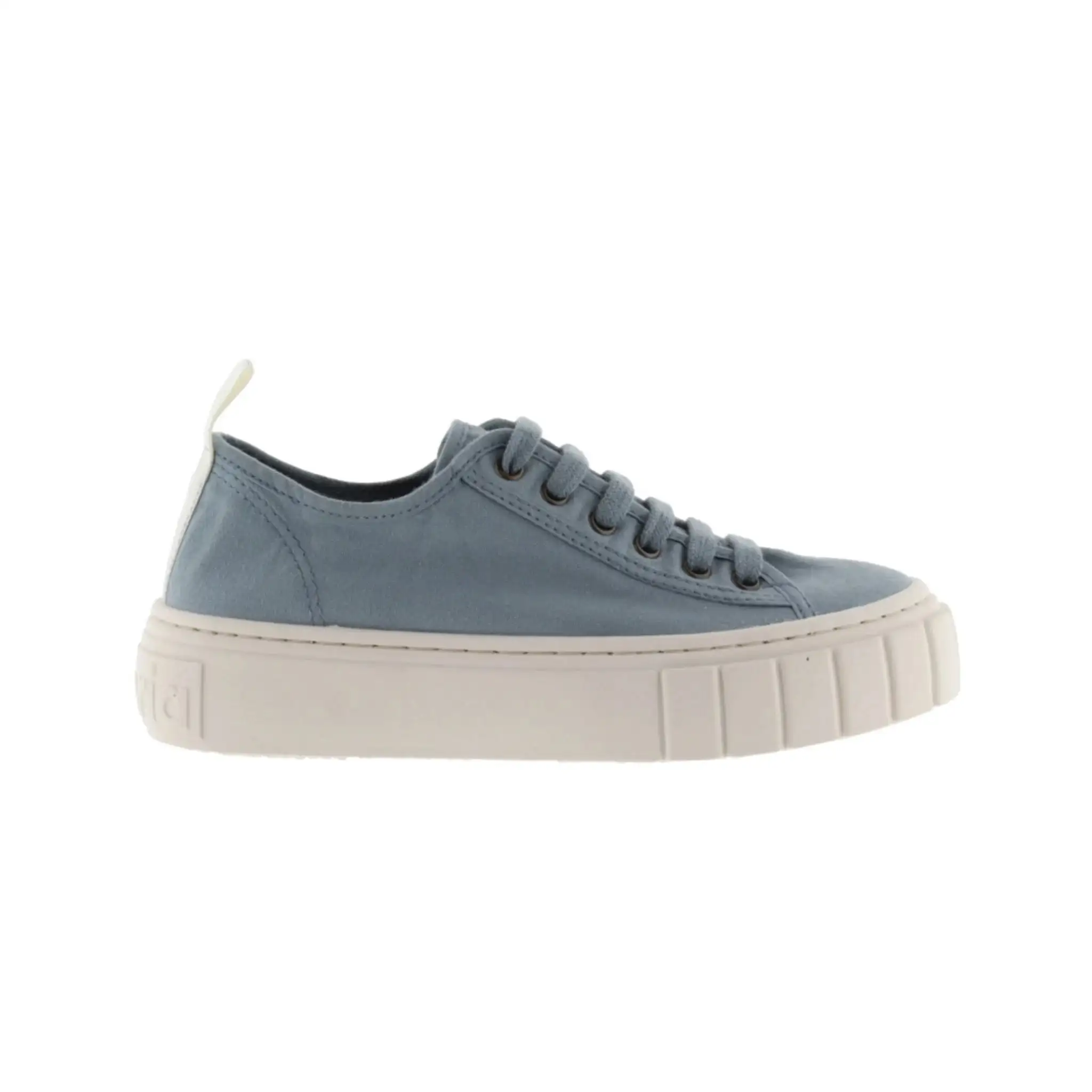Zapatillas Abril Lona Azul - Imagen 2