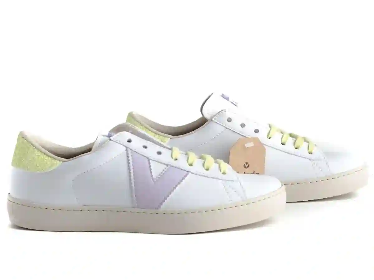 Berlin cycling shoes Yellow and Lilac