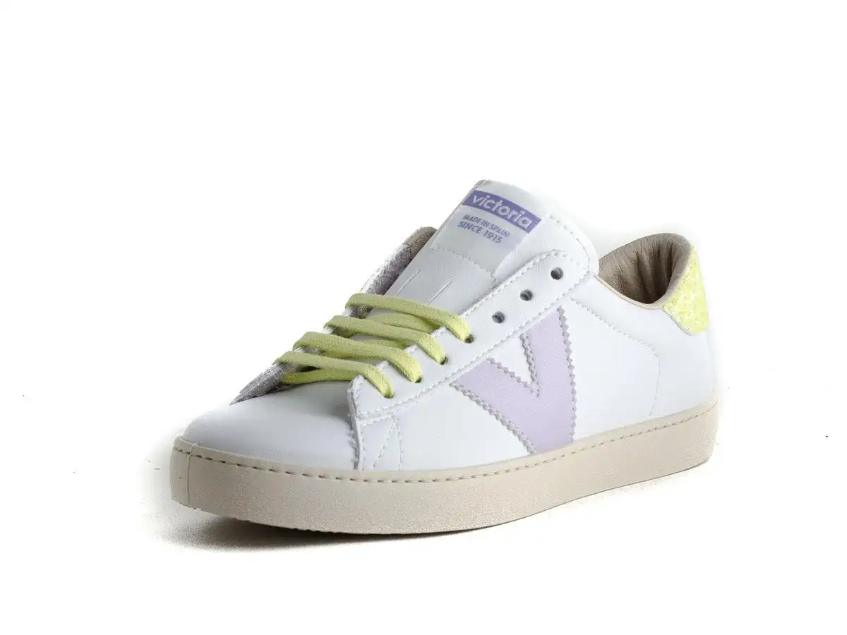 Berlin cycling shoes Yellow and Lilac - Image 4