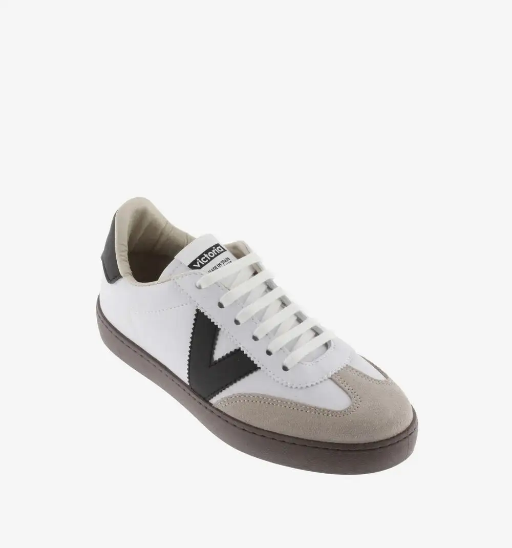 Berlin cycling shoes with white leather effect - Image 3