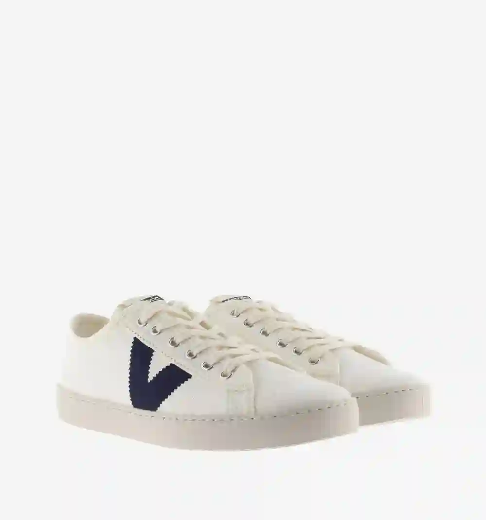 Zapatillas Berlin lona Eco contraste Azul