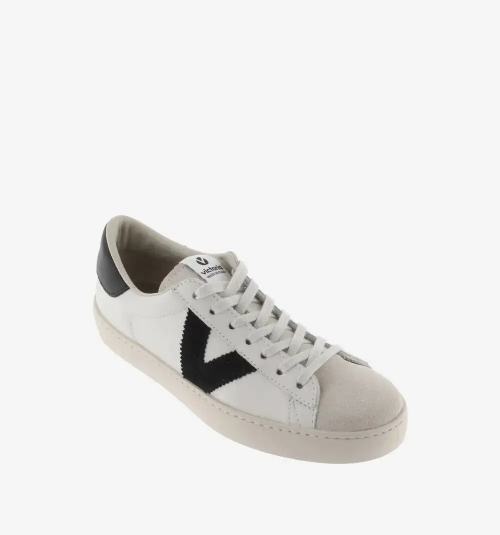 Berlin leather and black suede sneakers - Image 4