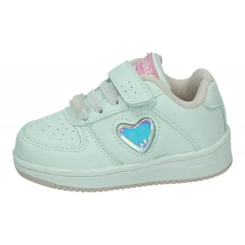 White Heart Light Up Sneakers