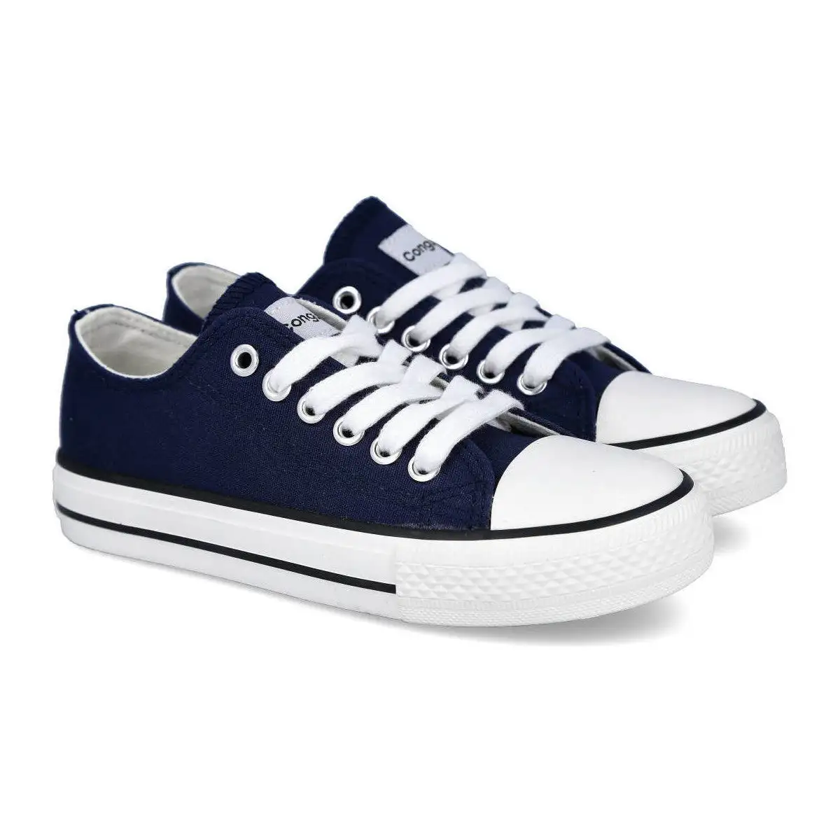 Navy Canvas Sneakers
