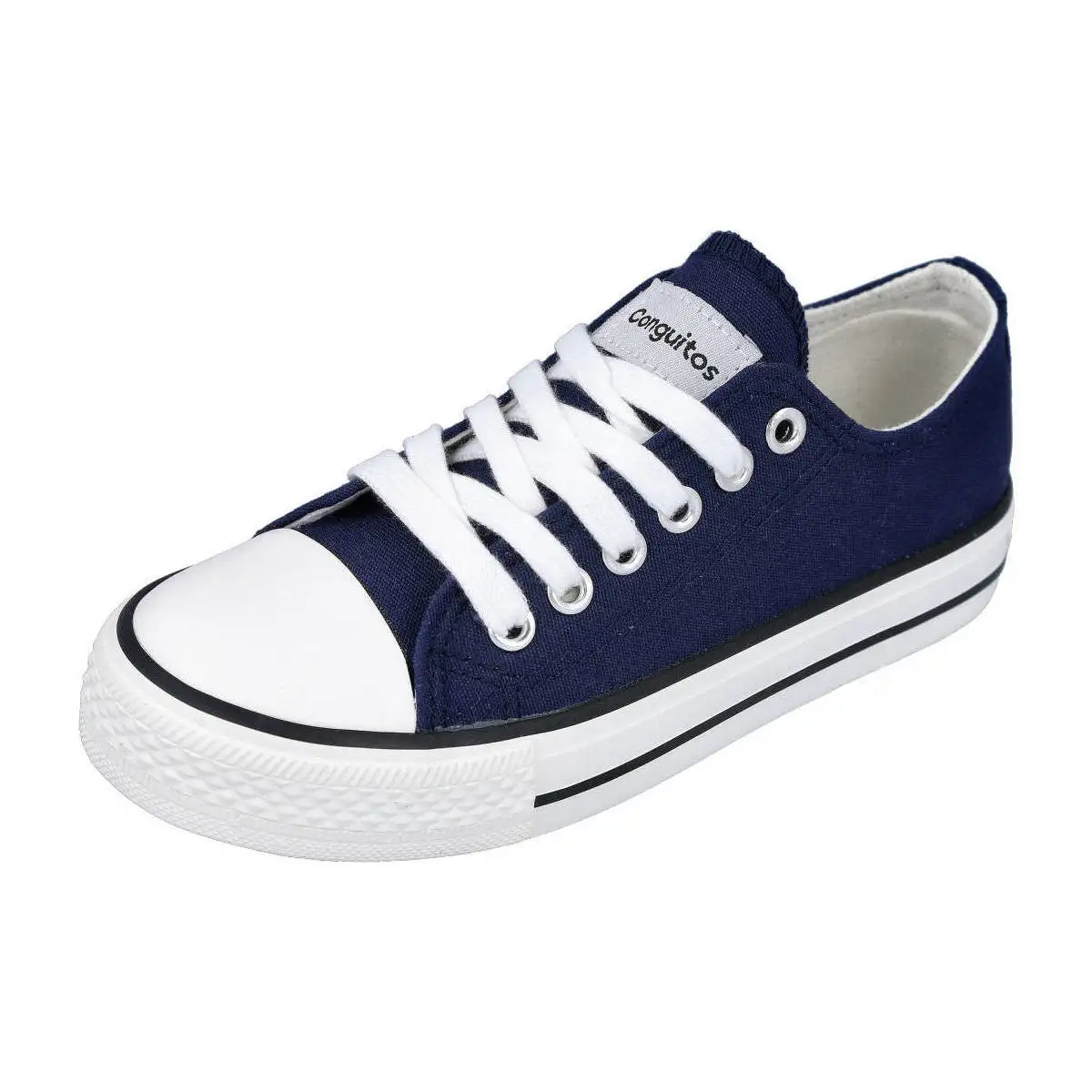 Navy Canvas Sneakers - Image 3