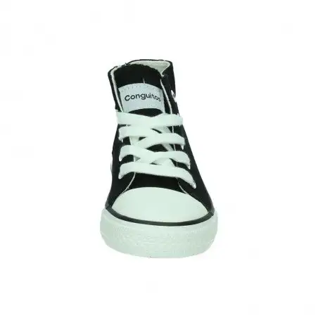 Black Canvas Sneakers - Image 3