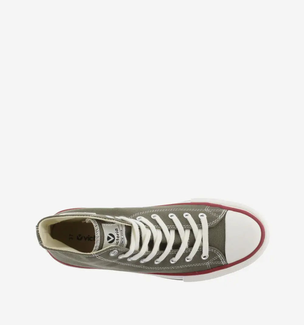 Zapatillas doble lona Kaki - Imagen 3