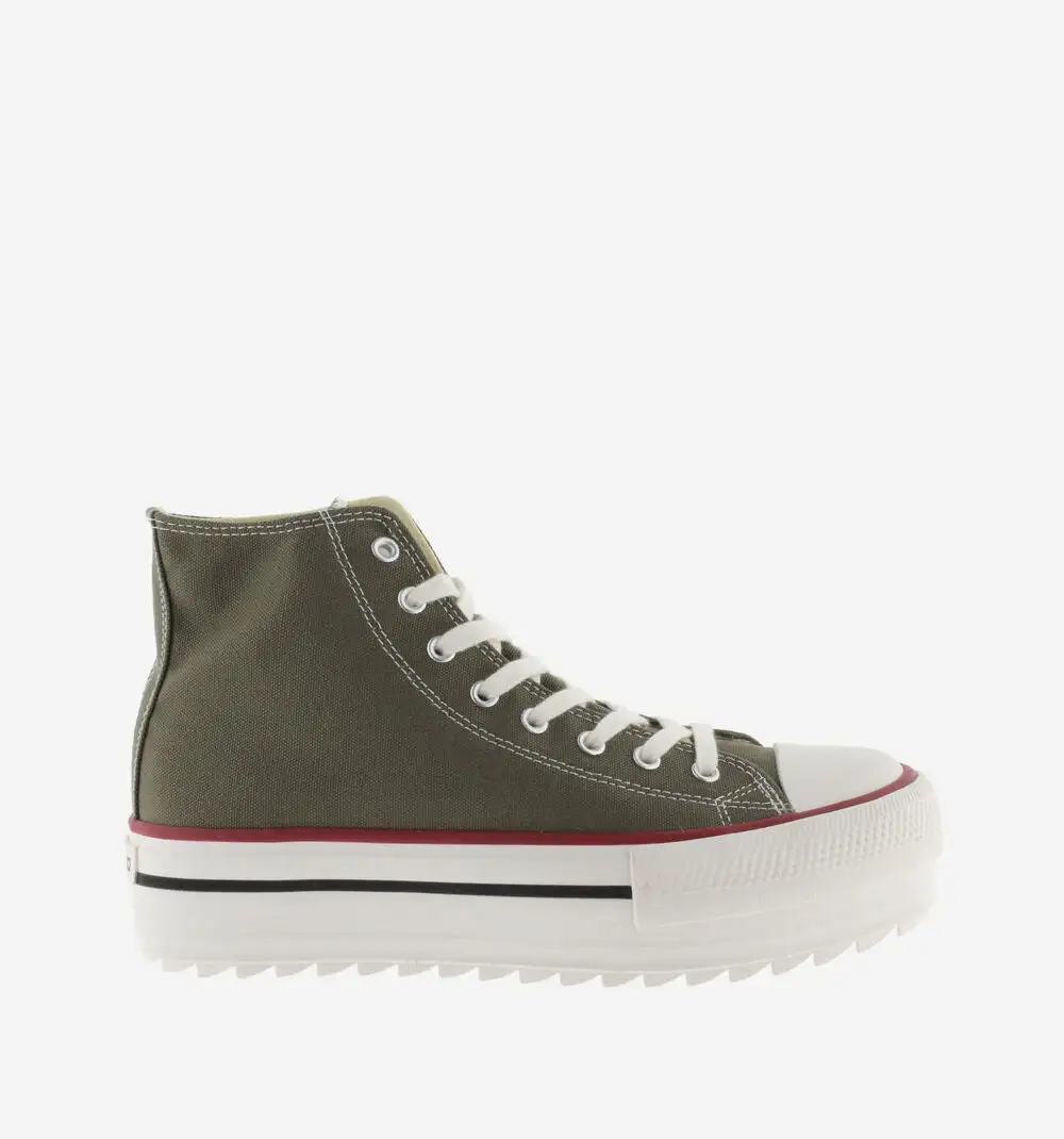 Zapatillas doble lona Kaki - Imagen 5