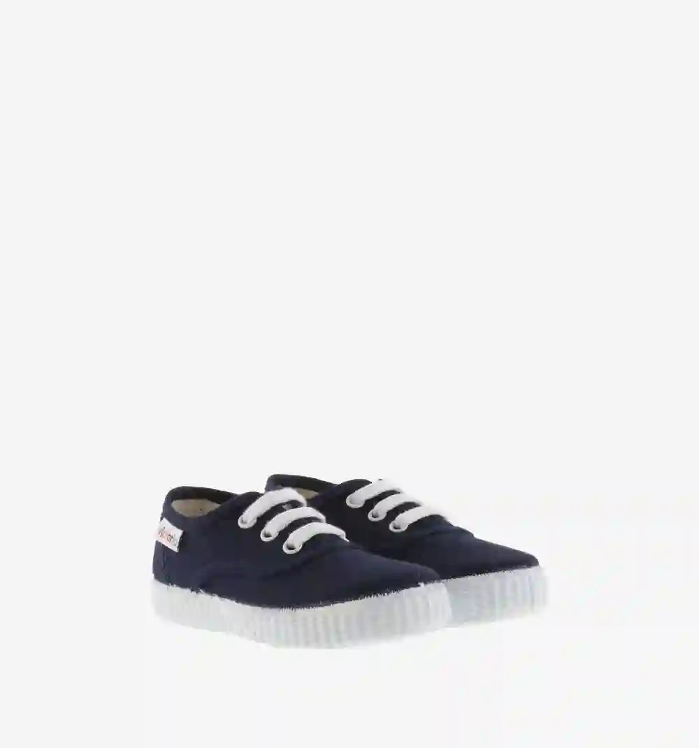 Blue Canvas Sneakers