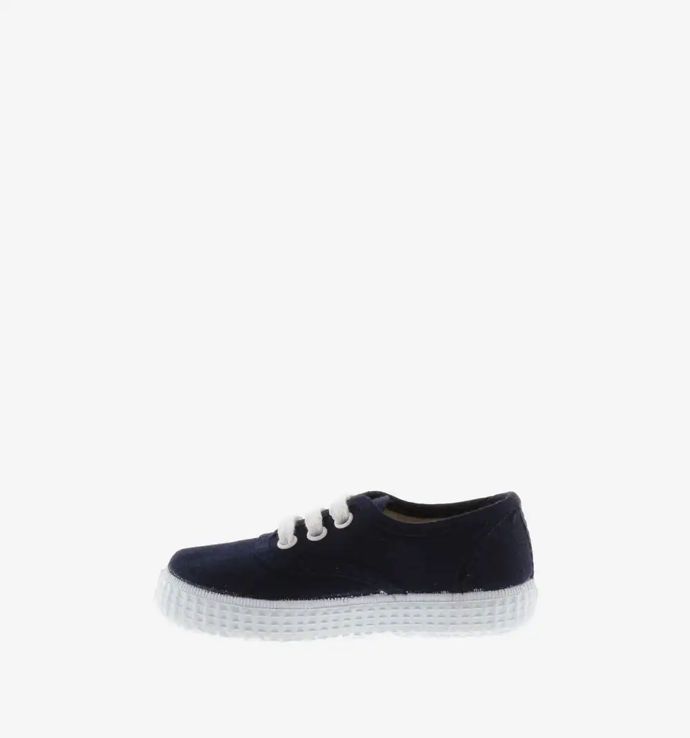 Blue Canvas Sneakers - Image 3