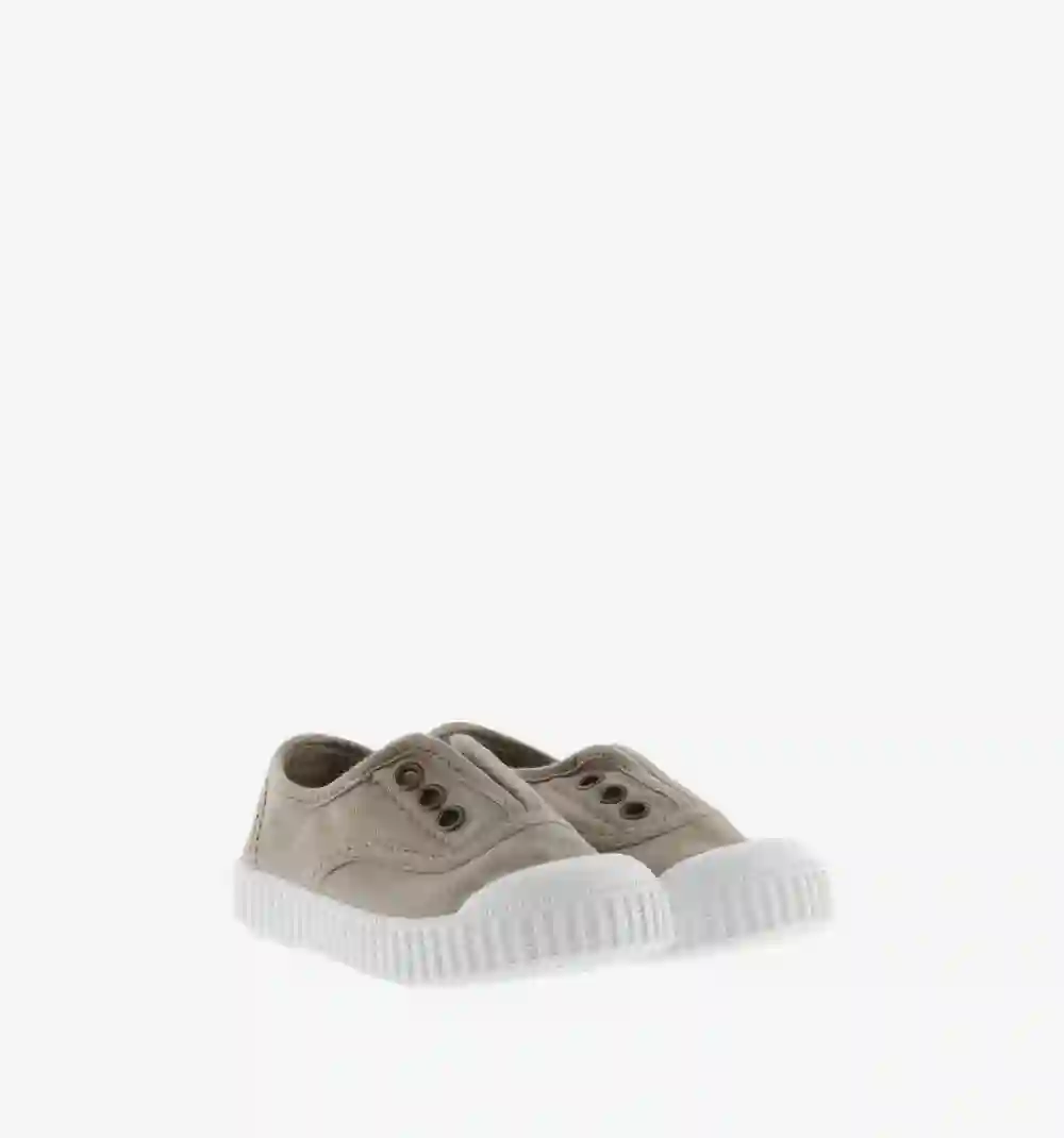 Zapatillas Lona Beige