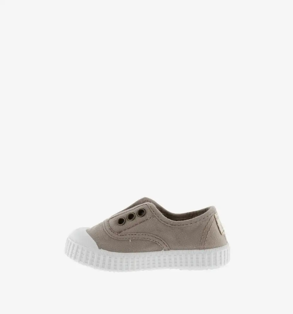 Beige Canvas Sneakers - Image 3