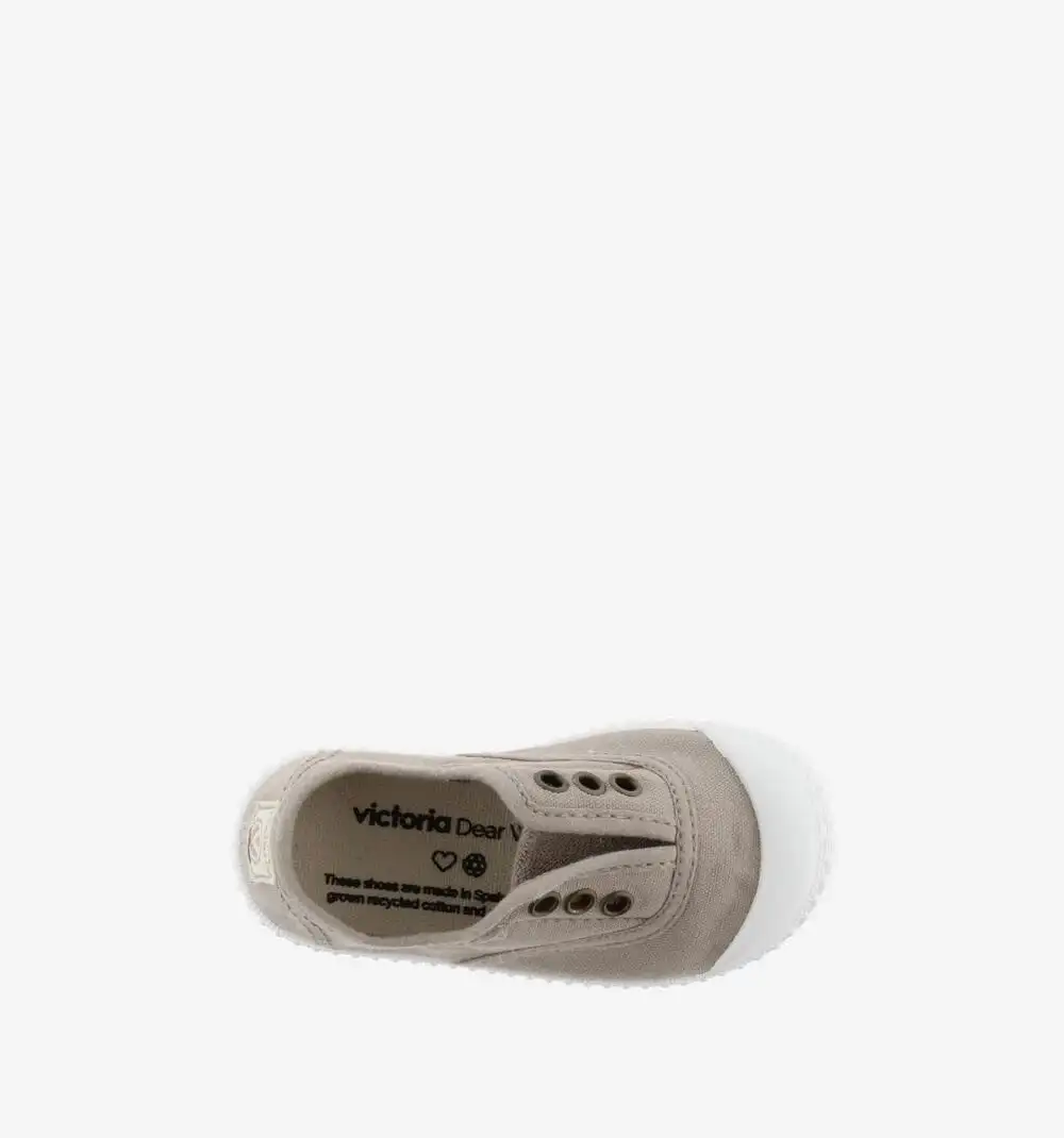 Beige Canvas Sneakers - Image 5