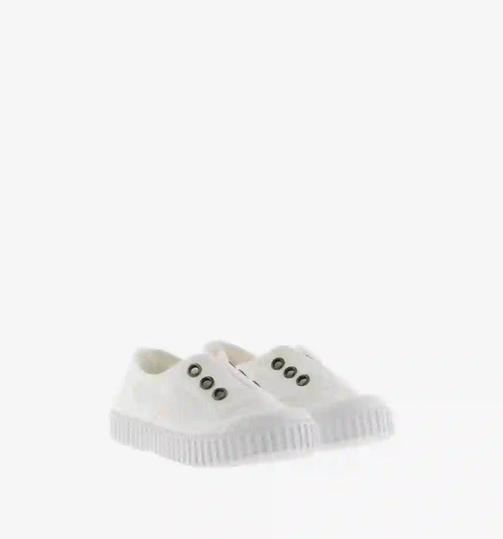 Zapatillas lona blancas