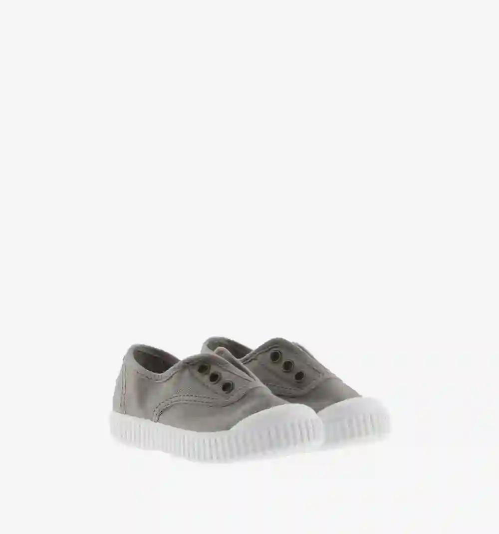 Zapatillas lona gris