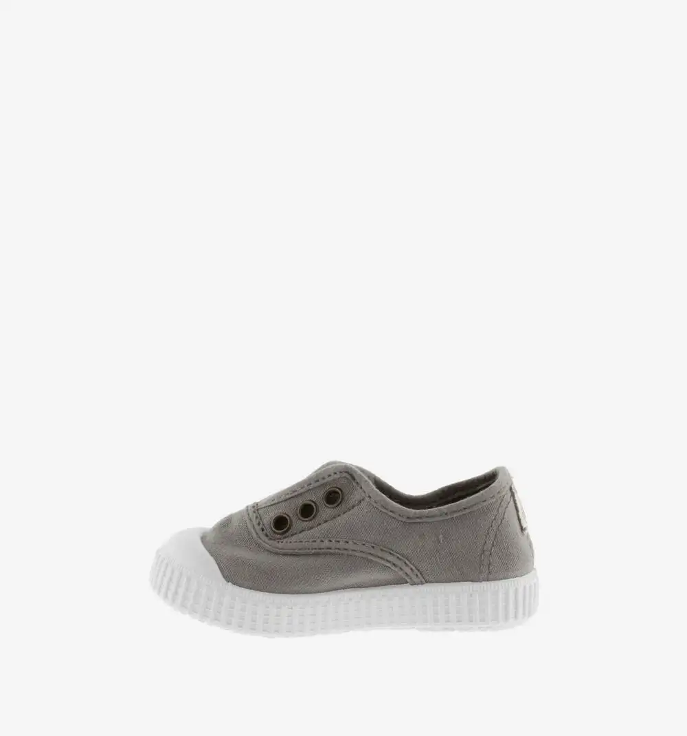 Zapatillas lona gris - Imagen 2