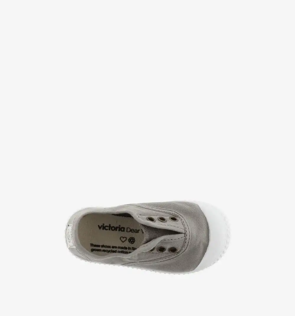 Zapatillas lona gris - Imagen 5