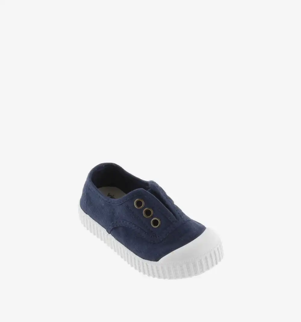 Navy canvas sneakers - Image 3