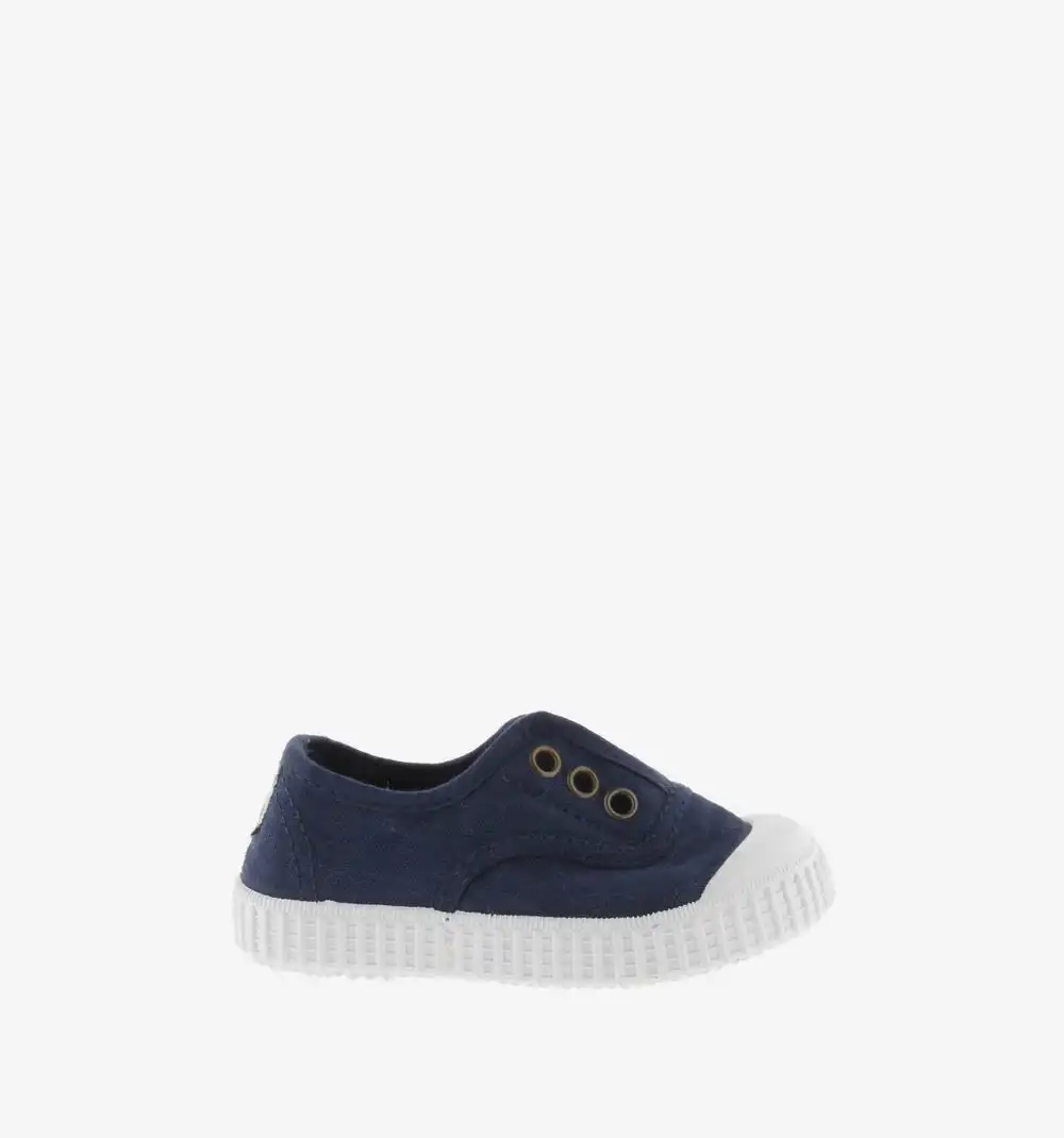 Navy canvas sneakers - Image 4