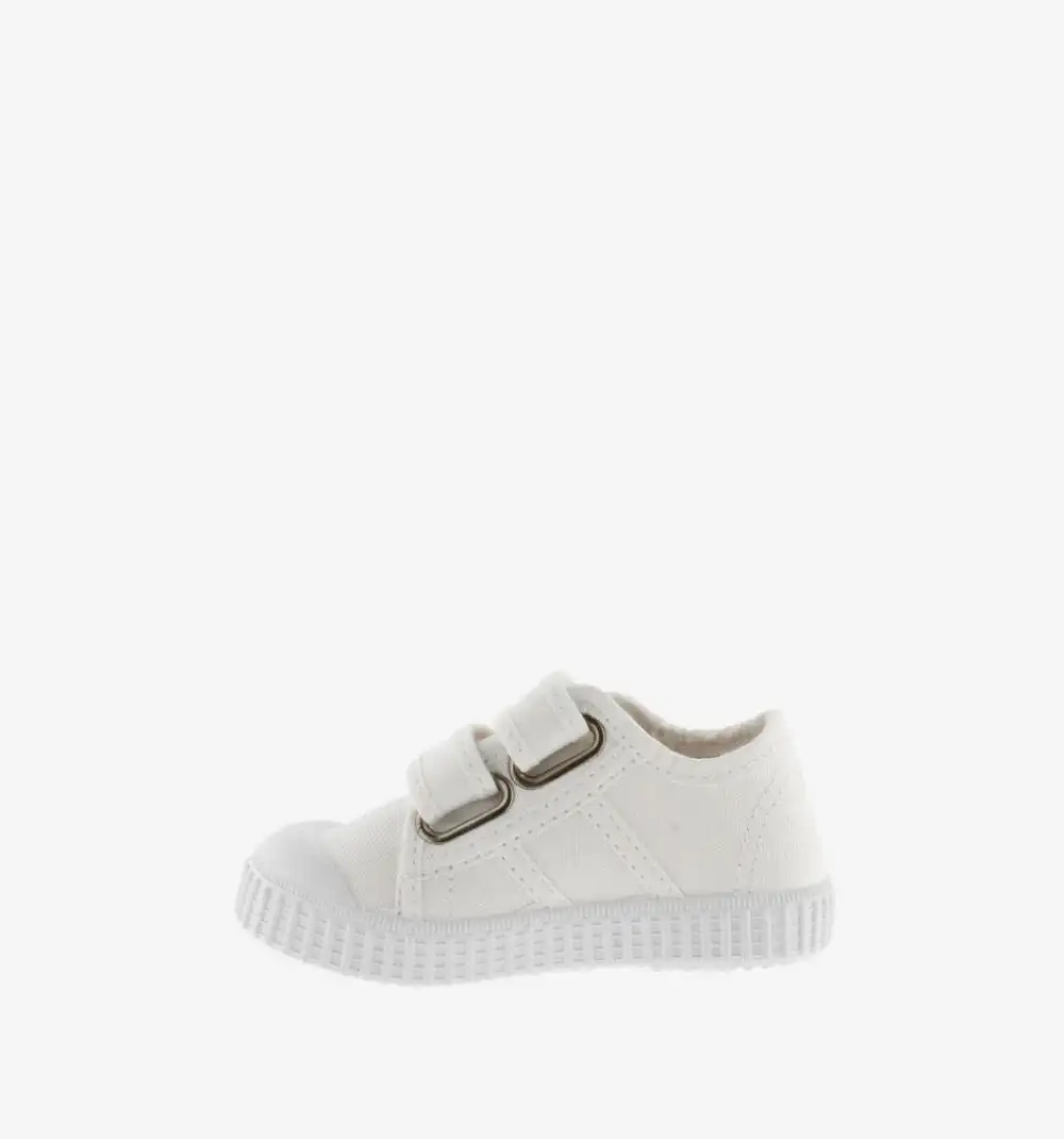Zapatillas tiras lona Blancas - Imagen 2
