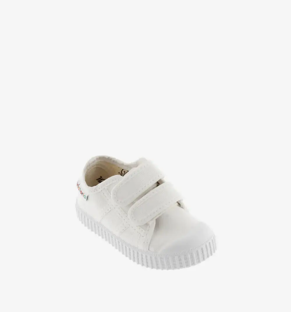 Zapatillas tiras lona Blancas - Imagen 3