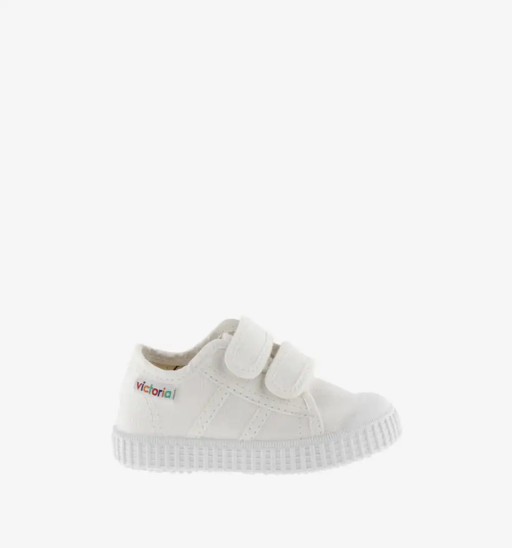 Zapatillas tiras lona Blancas - Imagen 4