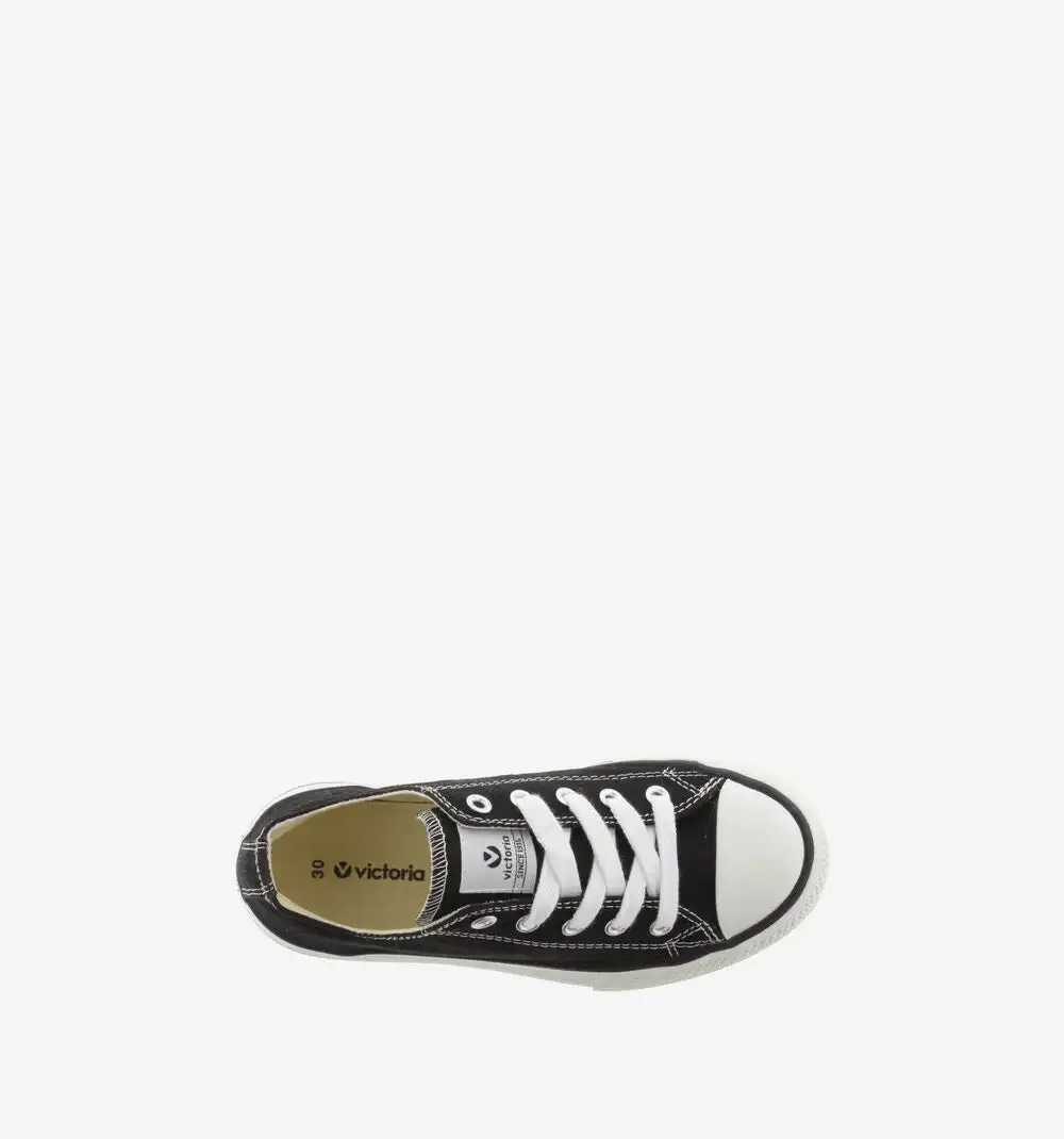 Zapatillas Tribu Doble Lona Negro - Imagen 3