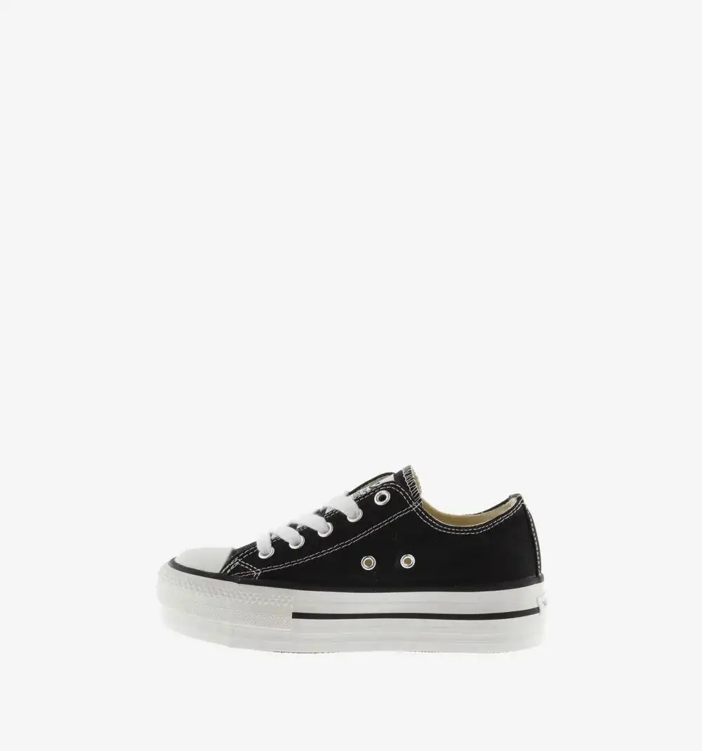 Zapatillas Tribu Doble Lona Negro - Imagen 4