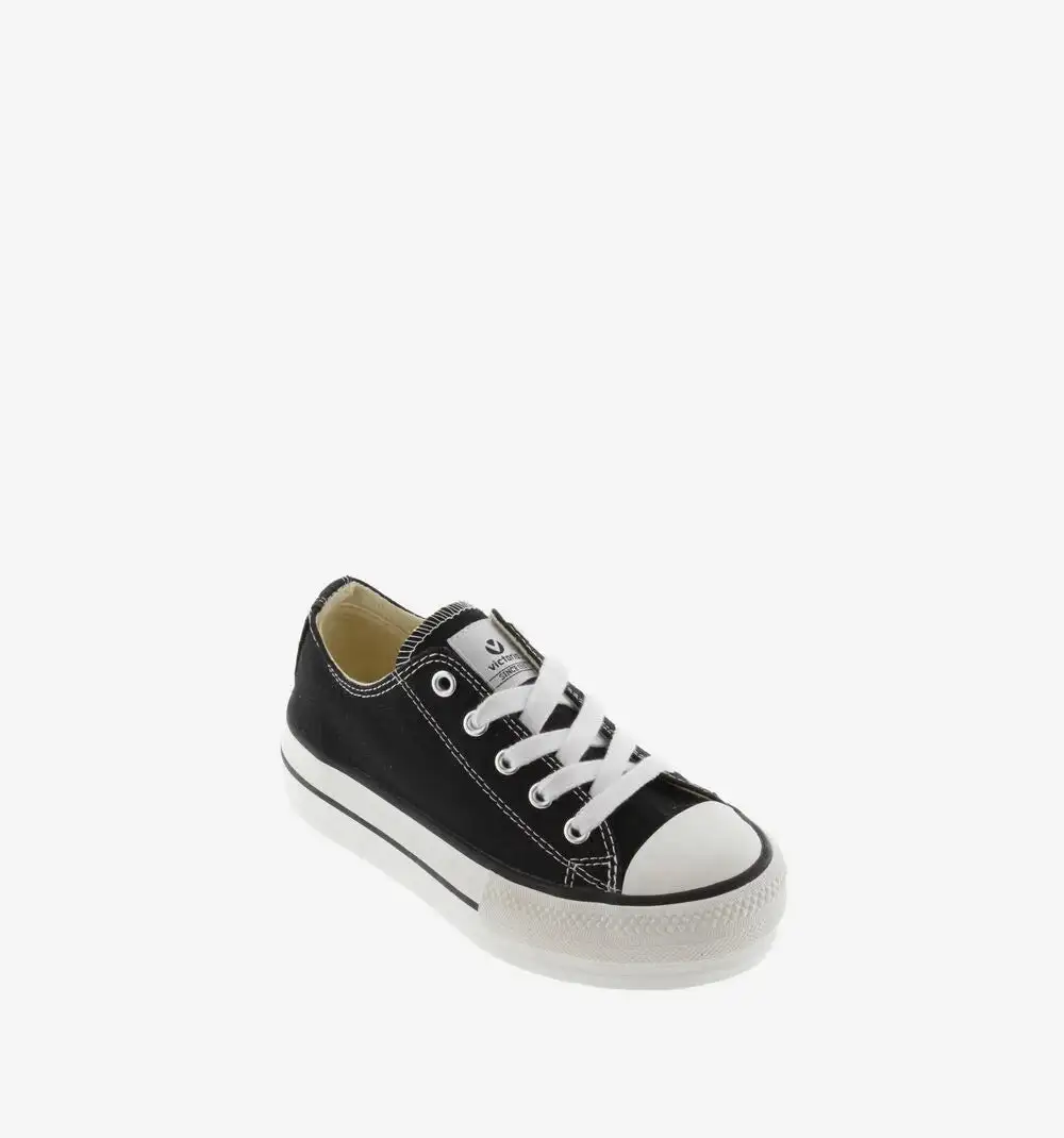 Zapatillas Tribu Doble Lona Negro - Imagen 5