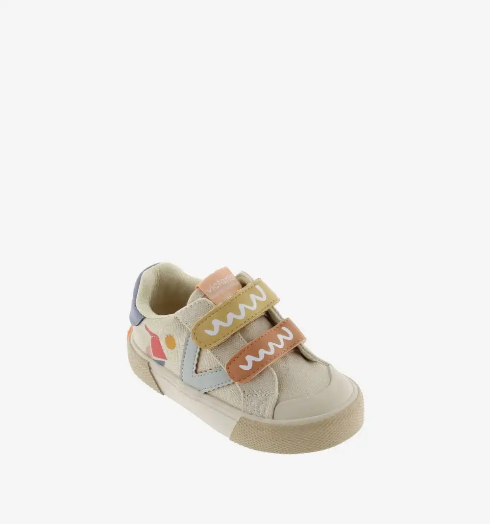 Striped Tribe Sneakers Print Multicolor Ecru - Image 4