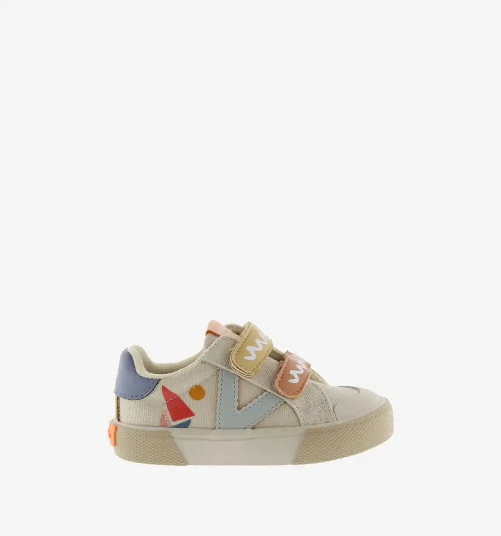 Striped Tribe Sneakers Print Multicolor Ecru - Image 5