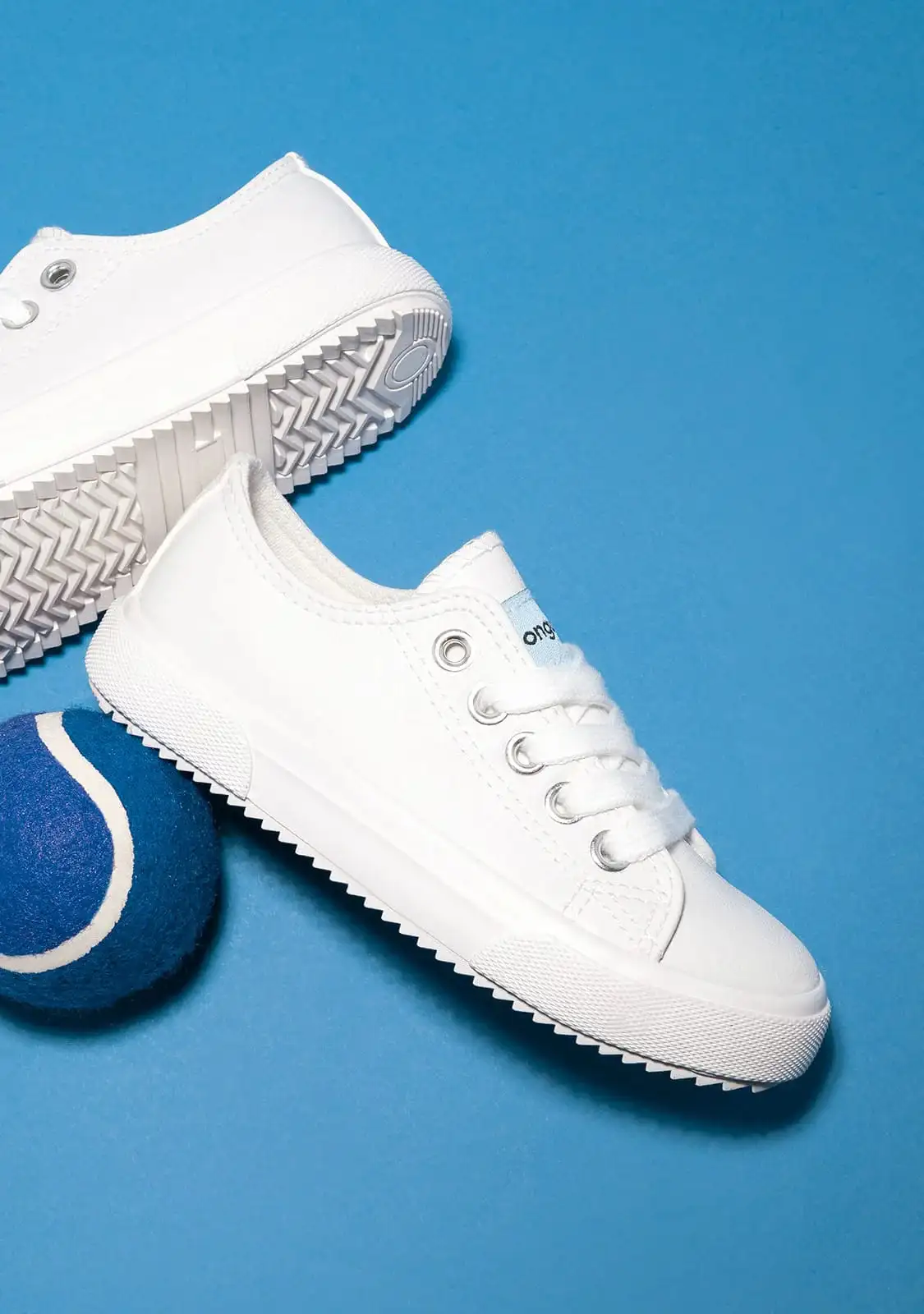 Zapatillas Unisex de Napa Blanco - Imagen 4