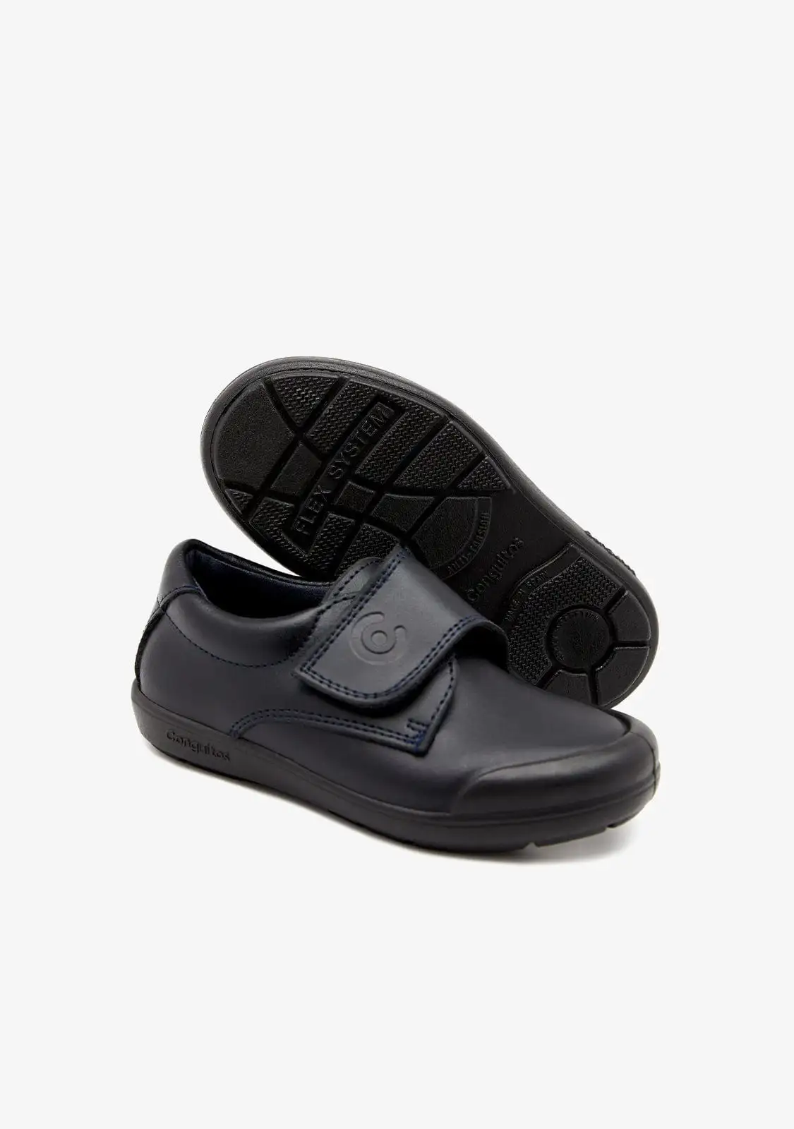Zapato Colegial Azul Marino Piel Lavable - Imagen 3