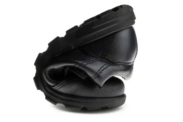 Zapato colegial doble velcro azul - Imagen 2