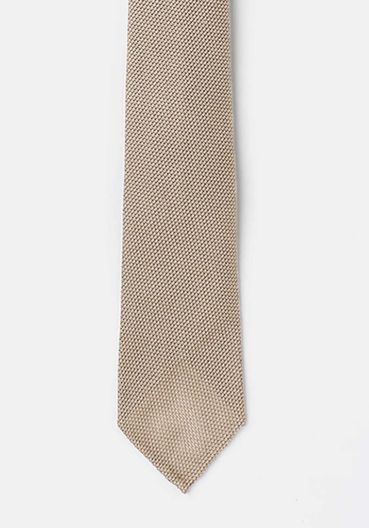 Grenadine Beige Tie - Image 2