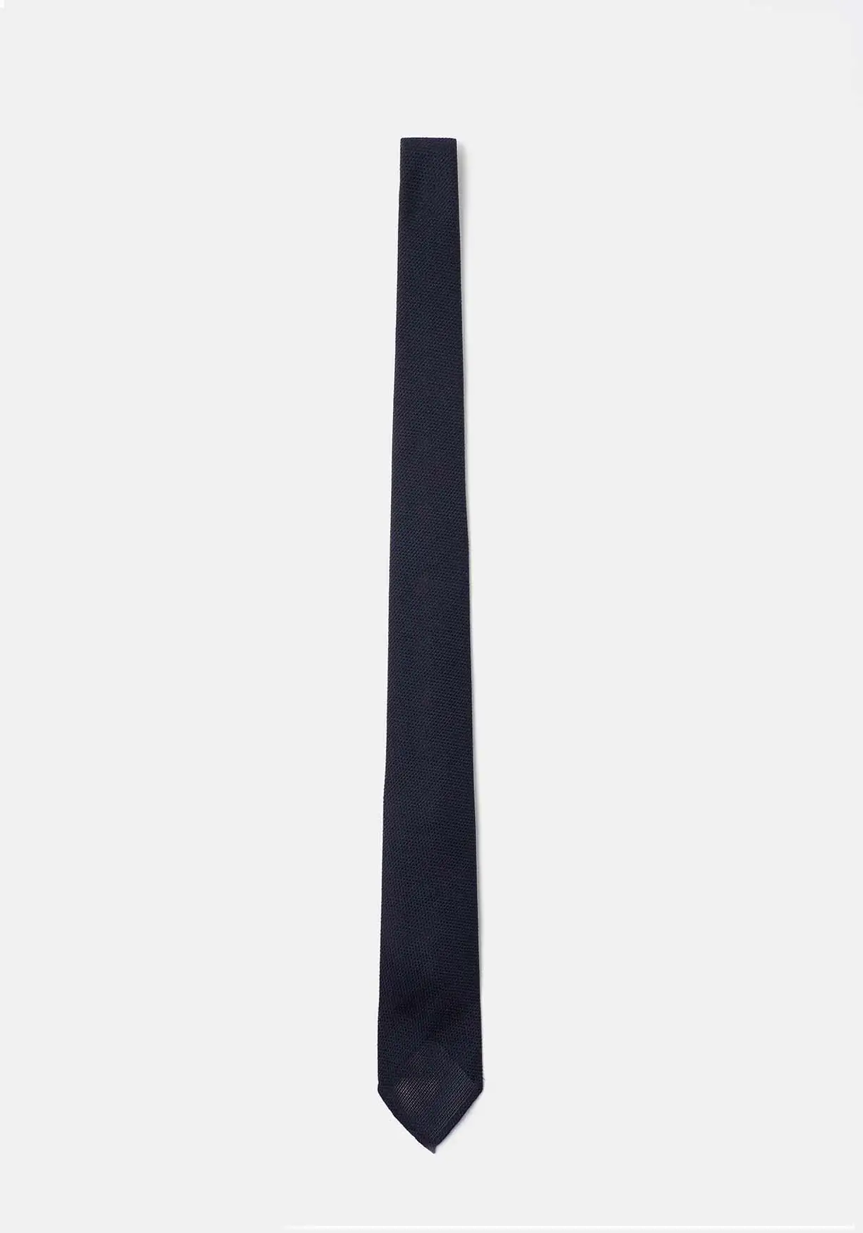 Navy Grenadine Tie