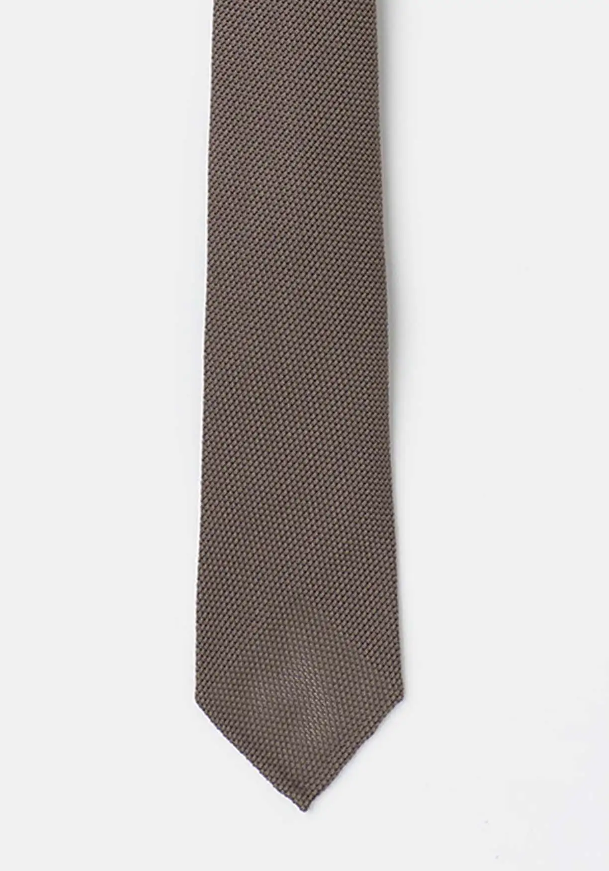 Grenadine Taupe Tie - Image 2