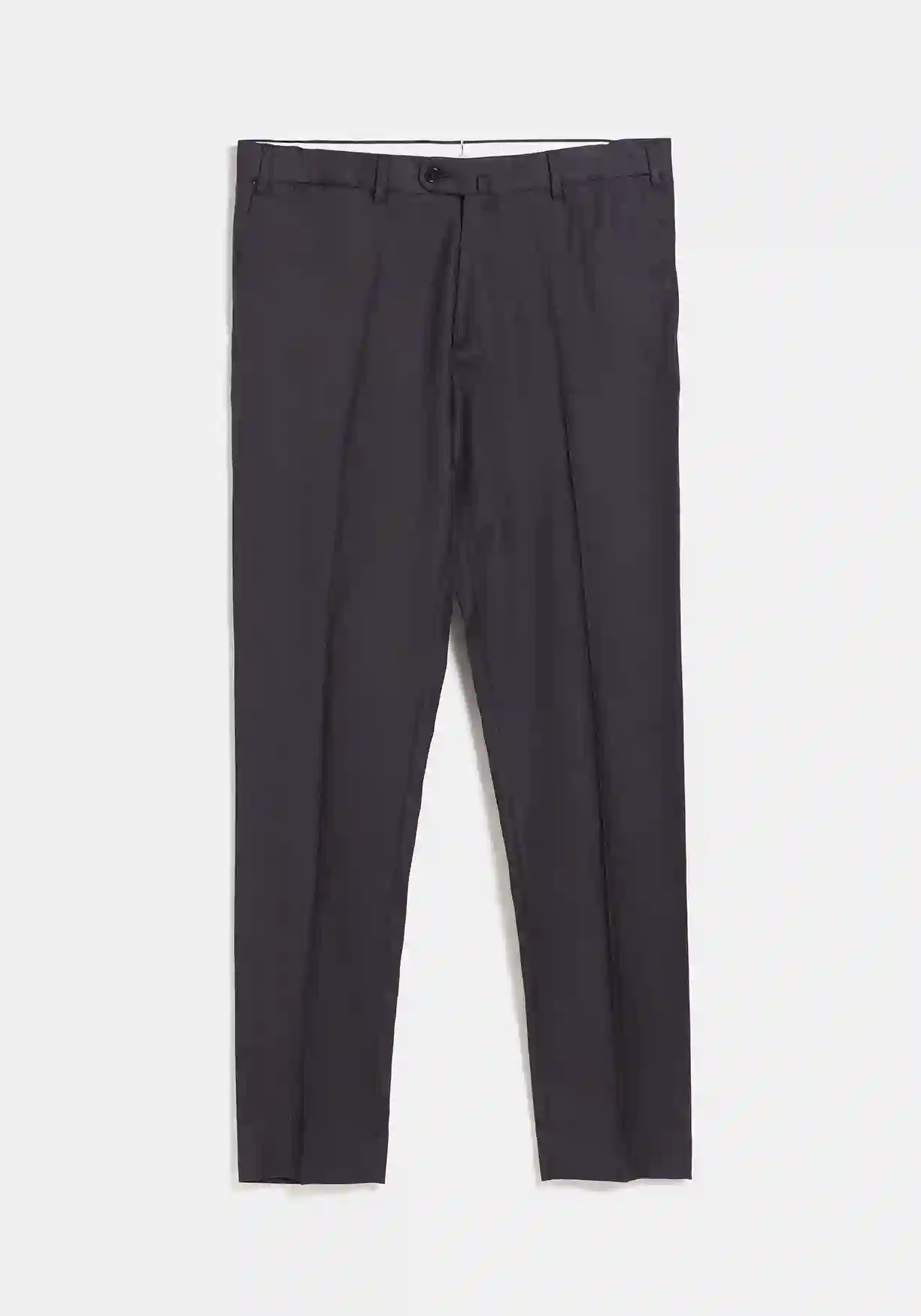 Pantalón Lana Gris Marengo Plano Cinturón