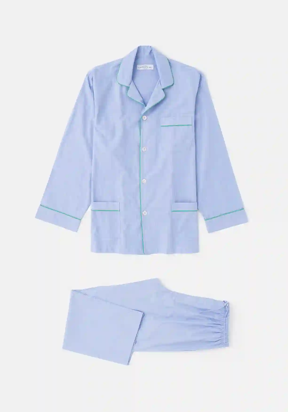Pijama Fil a Fil con Vivo Verde