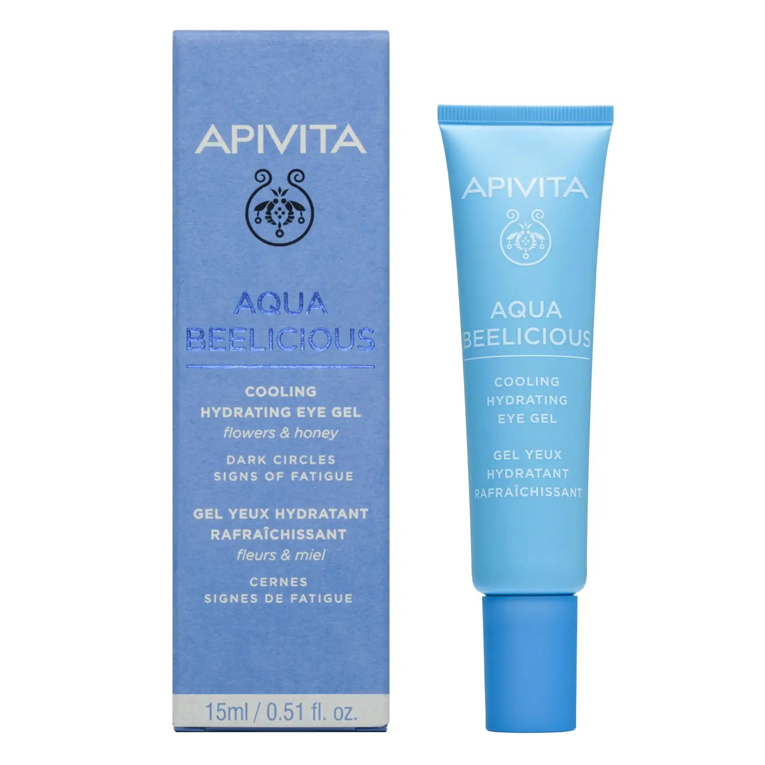 APIVITA - AQUA BEELICIOUS CONTORNO DE OJOS (15ml) - Imagen 2