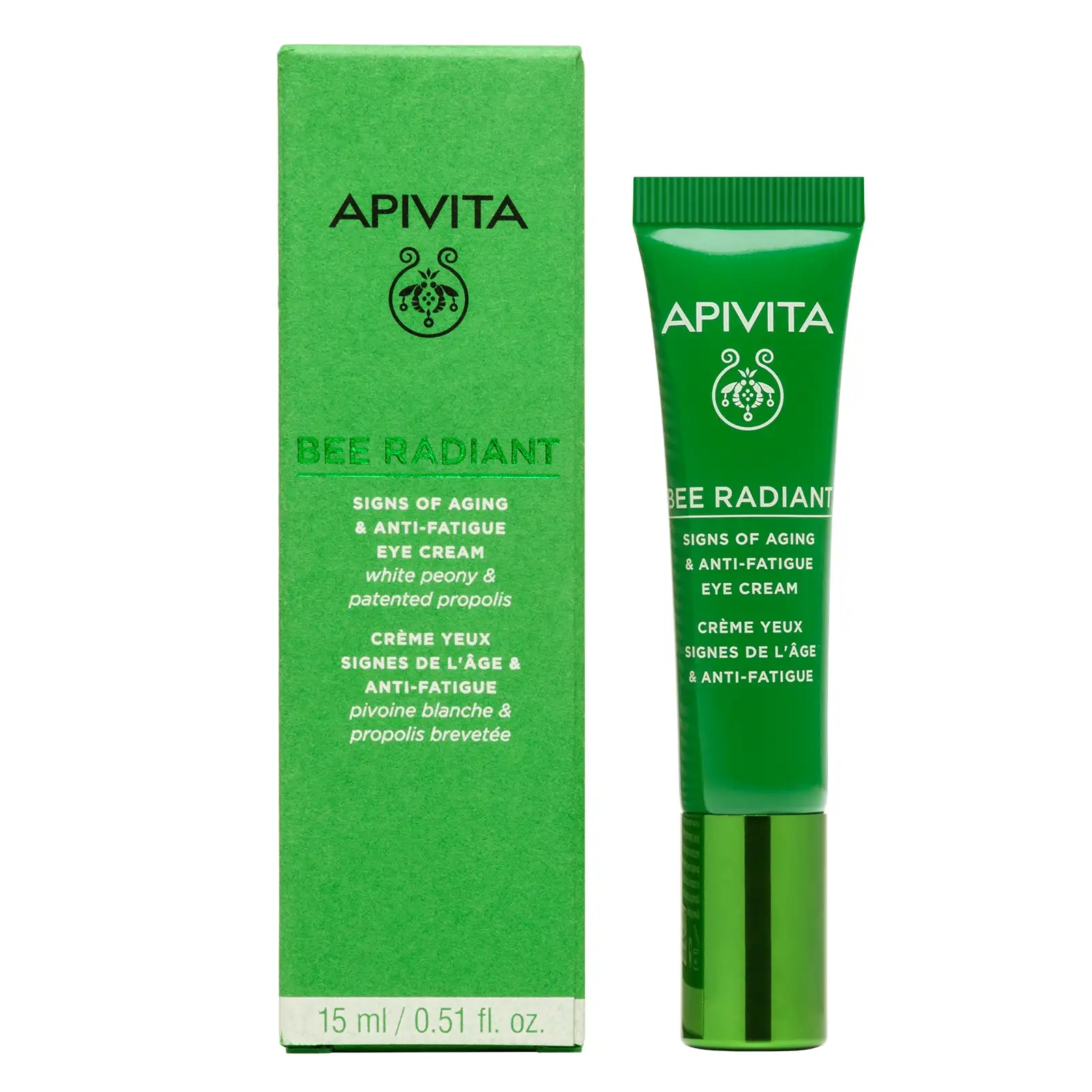 APIVITA - BEE RADIANT EYE CONTOUR SIGNS OF AGE AND ANTI-FATIGUE (15ml) - Image 2