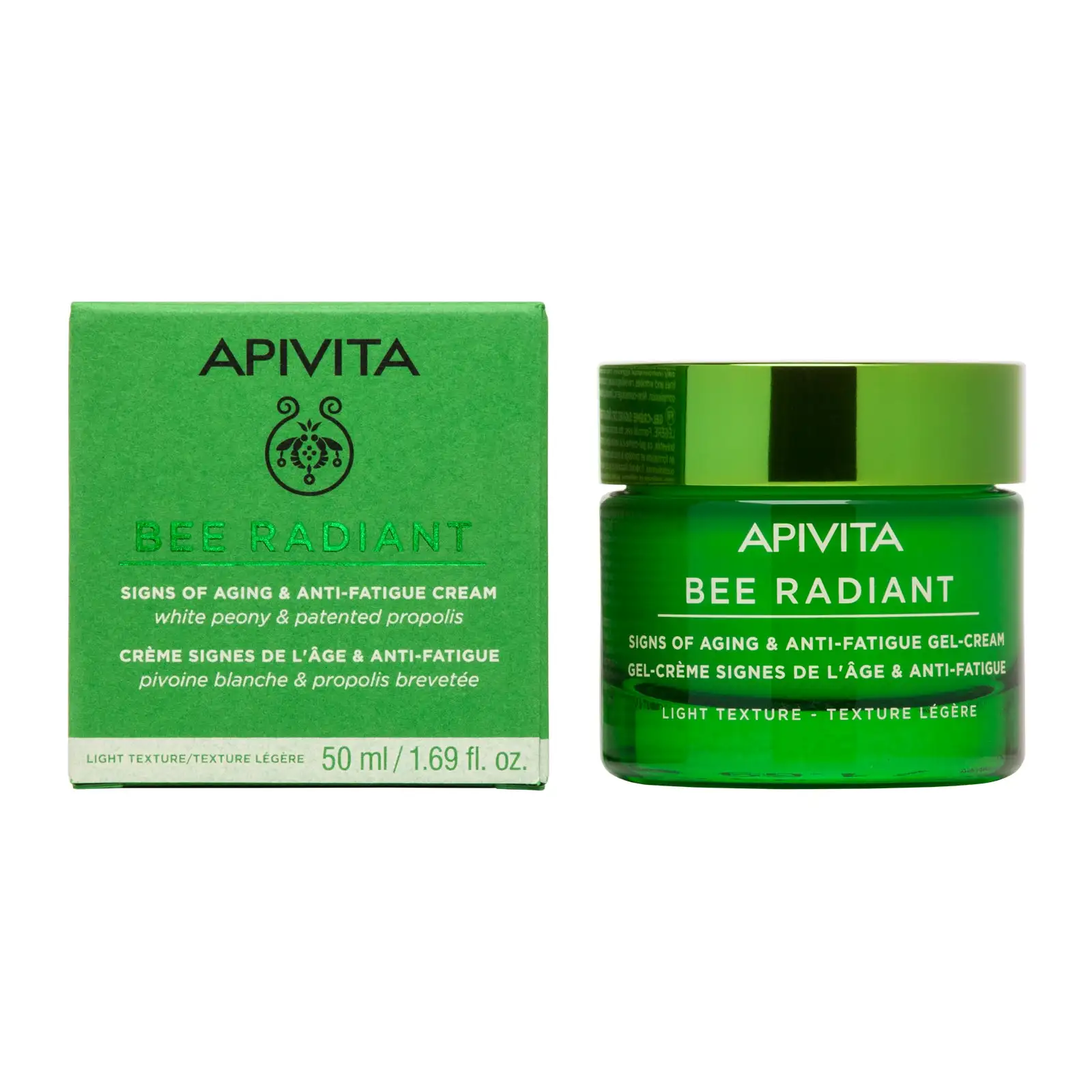 APIVITA - BEE RADIANT GEL-CREMA SIGNOS DE LA EDAD Y ANTI FATIGA (50ml) - Imagen 2