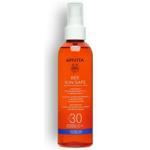 APIVITA - BEE SUN SAFE Aceite Corporal para un Bronceado Perfecto SPF30 (200ml)