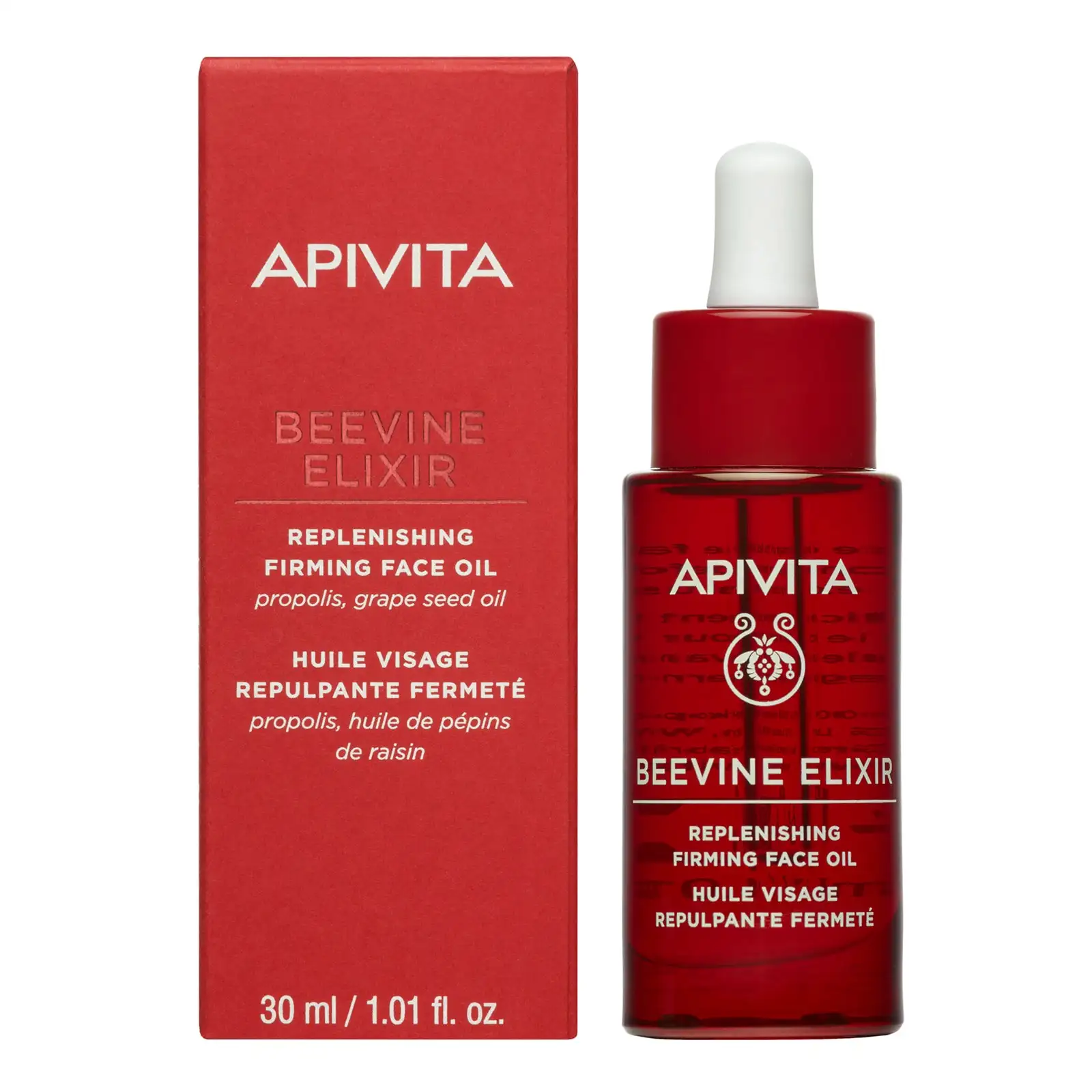 APIVITA - BEEVINE ELIXIR ACEITE FACIAL FIRMEZA & REPARACIÓN (30ml) - Imagen 2