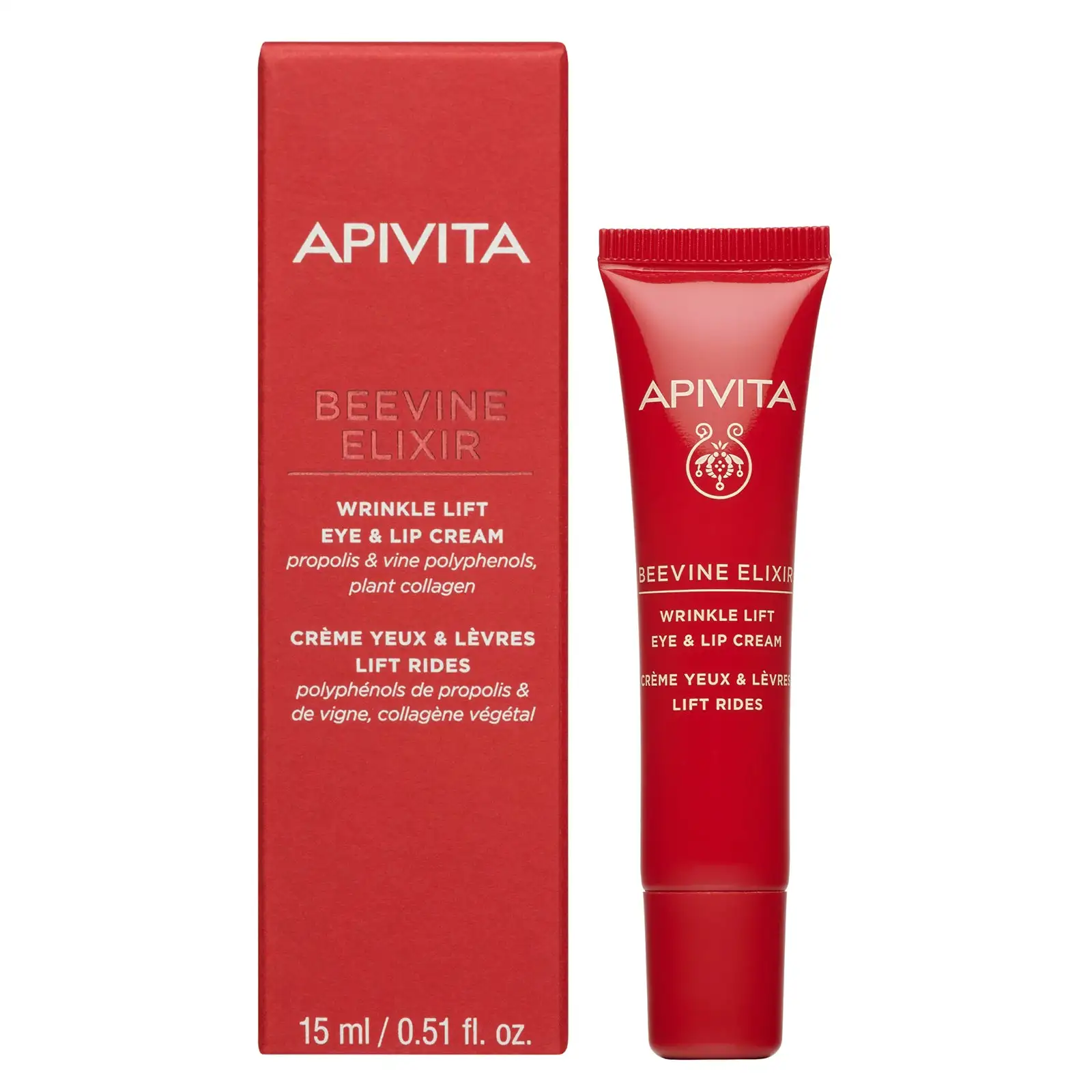 APIVITA - BEEVINE ELIXIR EYE & LIP CONTOUR LIFT WRINKLES (15ml) - Image 2