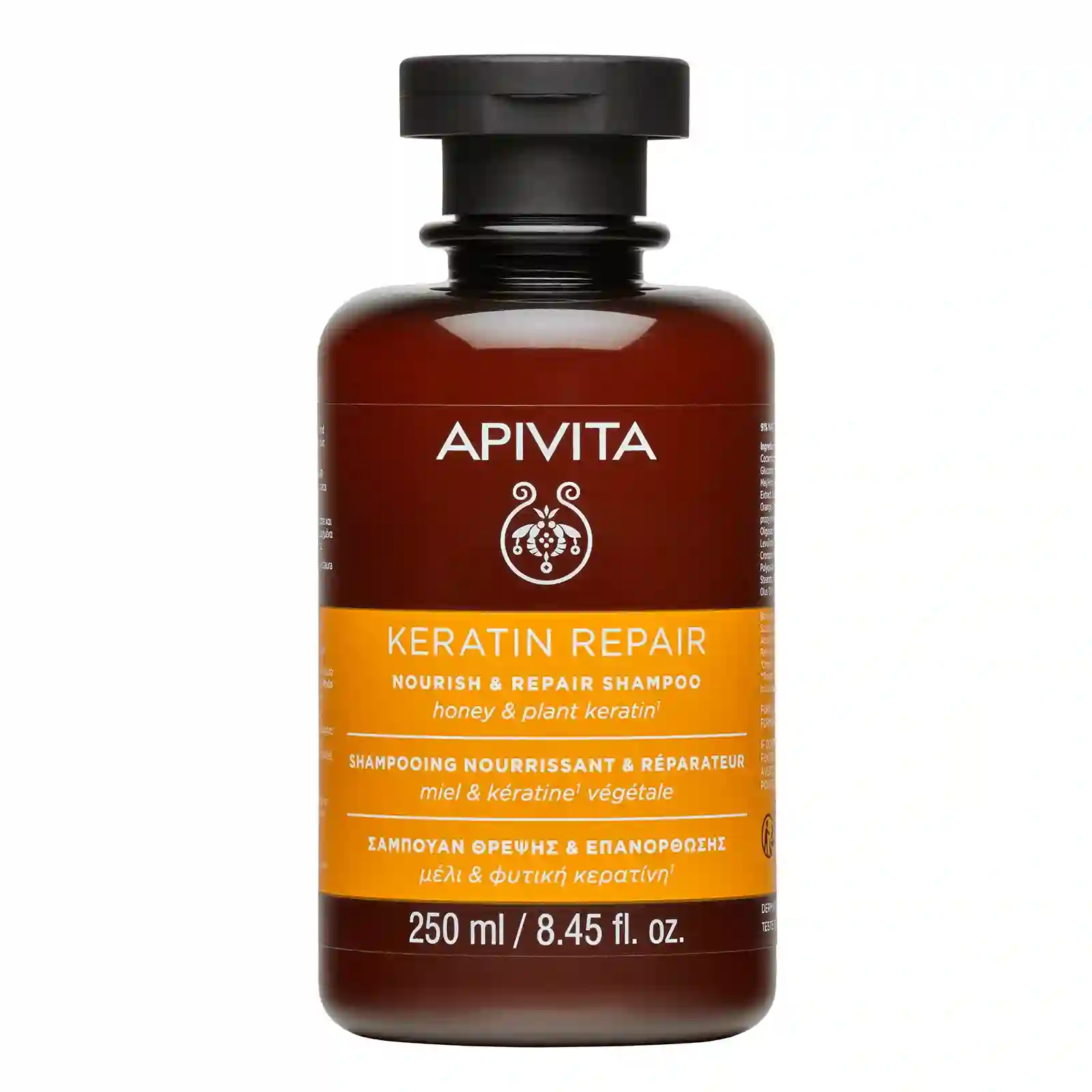 APIVITA - NUEVO CHAMPÚ KERATIN REPAIR NUTRITIVO & REPARADOR (250ml)